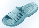 Badeschuhe mit Massage-Fußbett TÜRKIS
