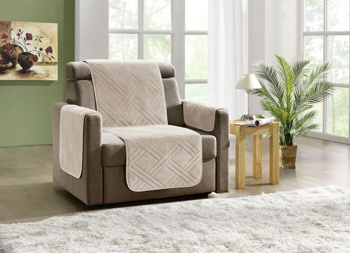 Kuschelweiche Wohnaccessoires mit Bandeinfassung BEIGE