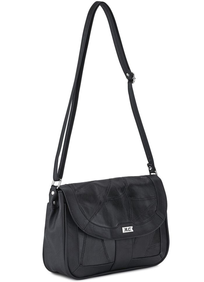 Patchwork-Tasche aus Nappaleder 