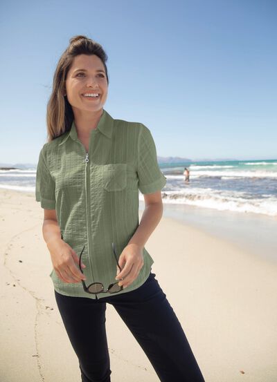 Kombistarke Blusenjacke 