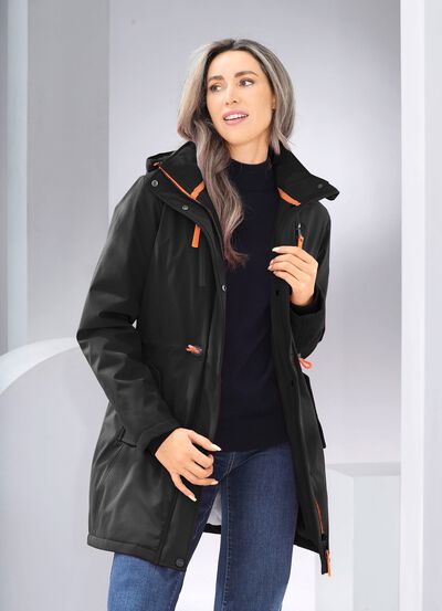 Longjacke aus Softshell 