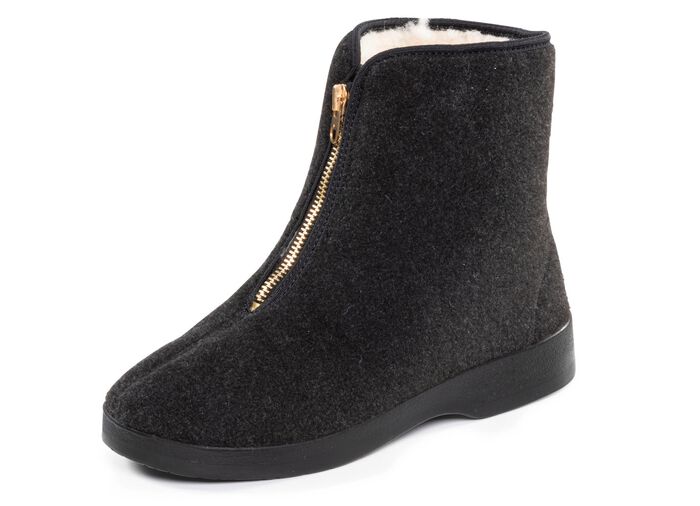 Haus-Stiefel mit praktischem Rei&szlig;verschluss 