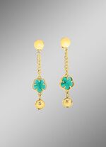 Schmuckset, 3-teilig, im Blumendesign 