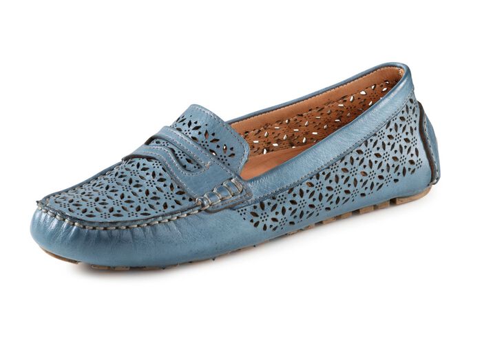 Gemini Slipper aus schattiertem Nappaleder 