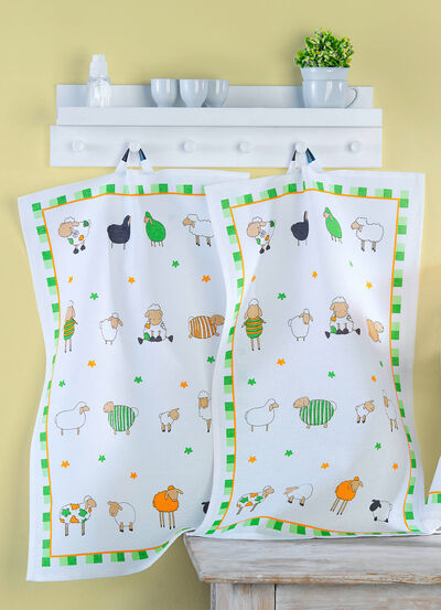 Hochwertige Geschirrtücher aus Baumwolle, 3er-Set 