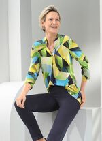 Shirt-Tunika mit dekorativer Faltenlegung 