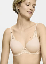 Triumph-Aura Spotlight Bügel-BH mit Elastikspitze CREME