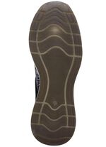 ELENA EDEN Schn&uuml;rschuh mit gl&auml;nzend bedrucktem Elastikmaterial SCHWARZ