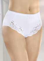 Dreierpack Slips mit elastischer Spitze 