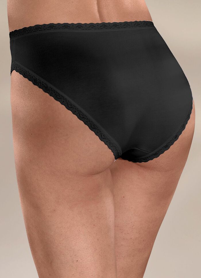 Sloggi 24/7 Dreierpack Slips mit Spitzenbandabschl&uuml;ssen 