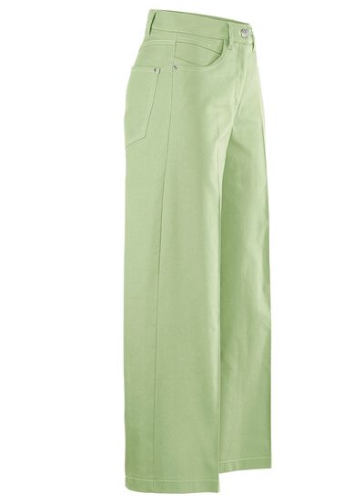 Culotte mit modisch weitem Bein 