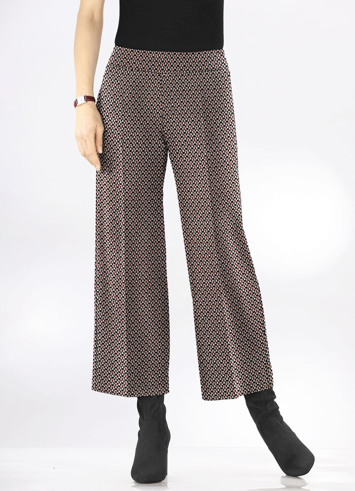 Culotte in bequemer Schlupfform BEIGE-SCHWARZ-ROT