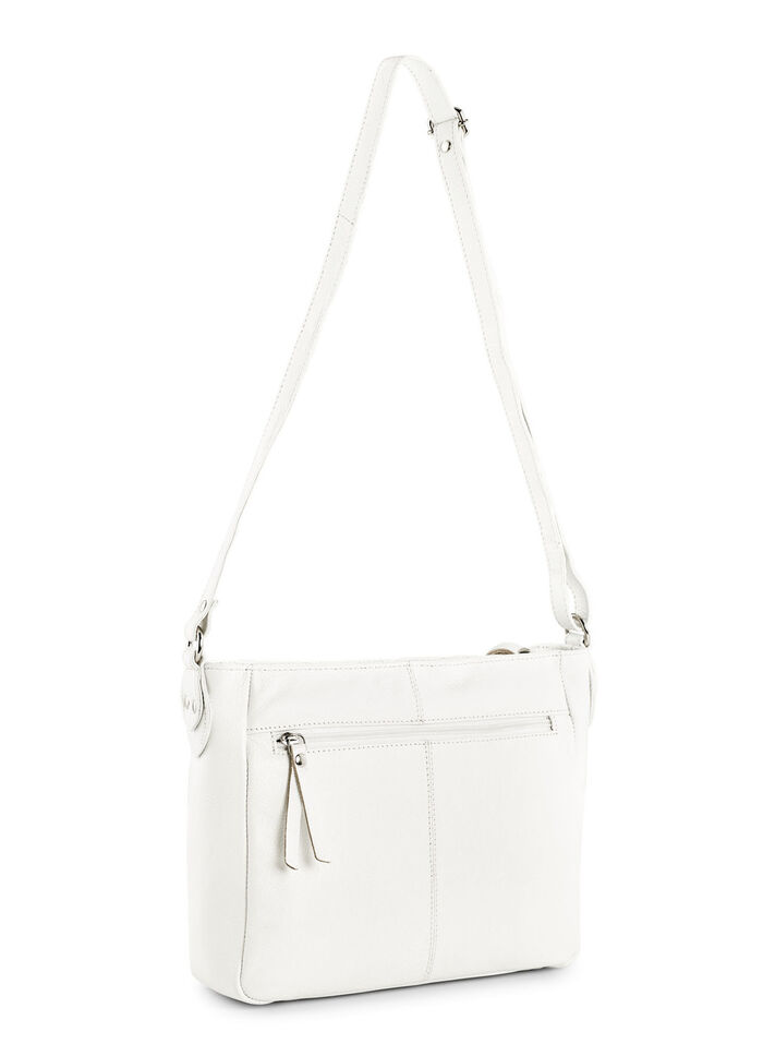 Laurina, Tasche, Damen, mit verstellbarem Umhängeriemen WEISS