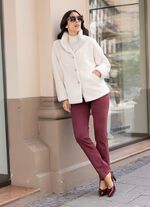 Jacke aus kuschelweichem Pl&uuml;sch 