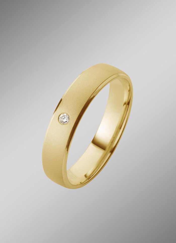 Eleganter Trauring in Gold 