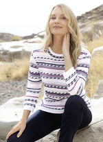 Pullover in Ringeldessin 