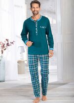 Schlafanzug mit Knopfleiste  