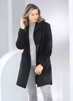 Kurzmantel mit Knopfleiste 