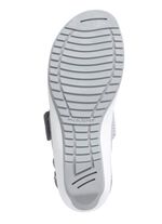 Waldl&auml;ufer Sandale aus Nappa- und Nubukleder HELLBLAU-SILBER