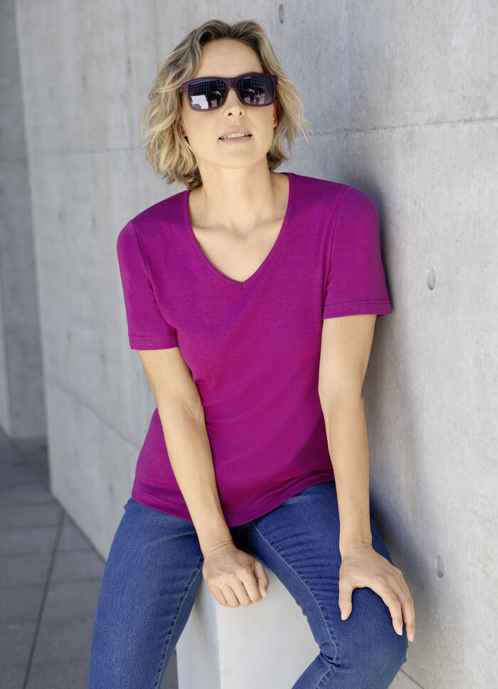 Shirt mit hohem Tragekomfort in 10 Farben MAGENTA