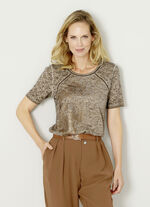 Shirt mit Netzeinsätzen 