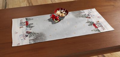 Tisch- und Raumdekoration aus Gobelin 