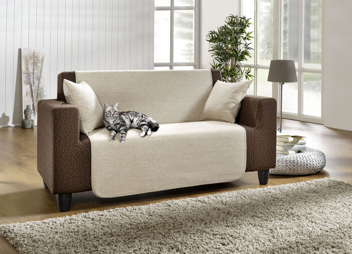 Wohnaccessoires aus hochwertigem Chenille CREME