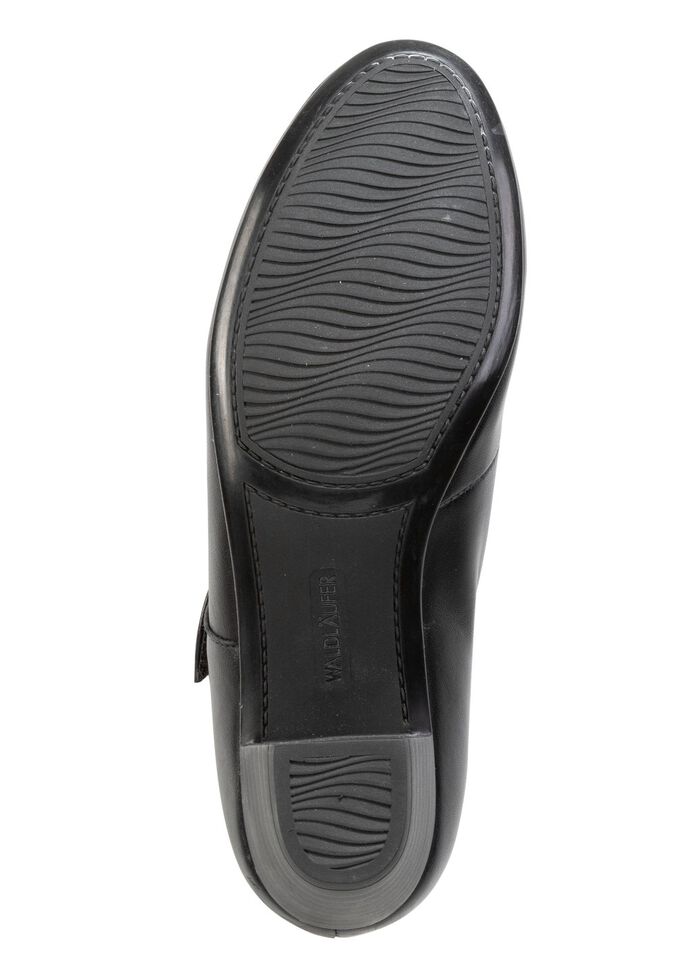 Waldl&auml;ufer, elegante Damen-Pumps, Weite H, mit herausnehmbarem Fu&szlig;bett SCHWARZ