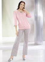 Dezent schimmernde Hose