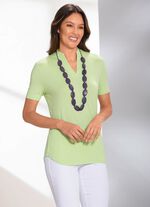 Unifarbene Shirt-Tunika 