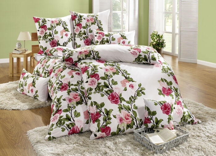 Bettwäsche-Garnitur aus Microfaser 