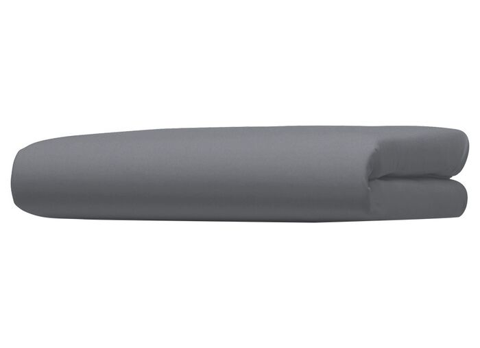 Luxuszwirn-Jersey-Spannbetttuch mit Elasthan ANTHRAZIT