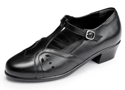 ELENA EDEN, schicke Damen-Pumps, Weite H, aus Leder 