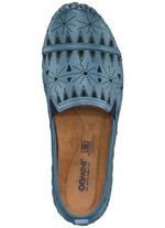 Gemini, sommerliche Damen-Slipper, Weite G, mit herausnehmbarem Fu&szlig;bett JEANS