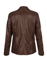 Blazer aus Nappaleder-Imitat 