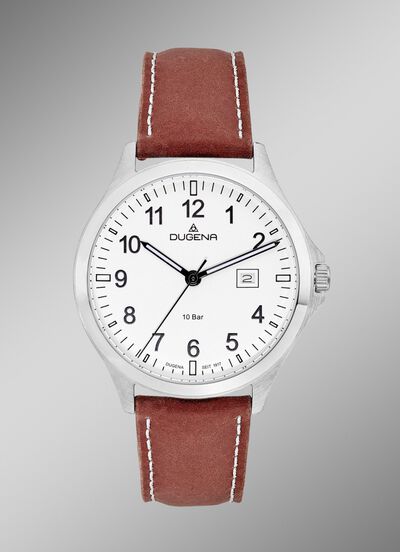 Quartz-Herrenuhr mit Edelstahlgeh&auml;use  