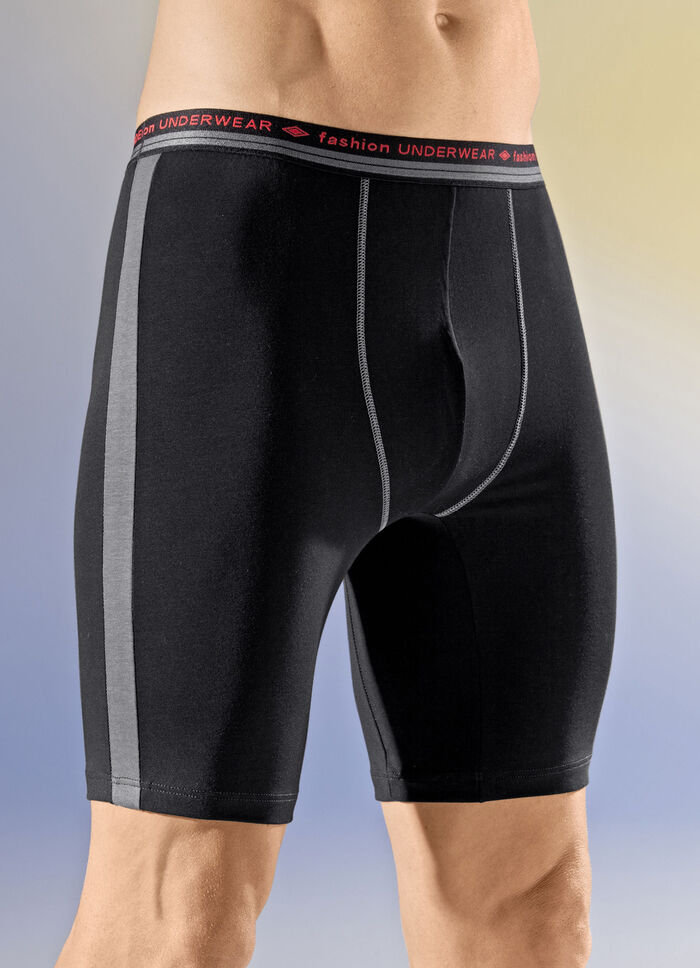Dreierpack Longpants mit Elastikbund 