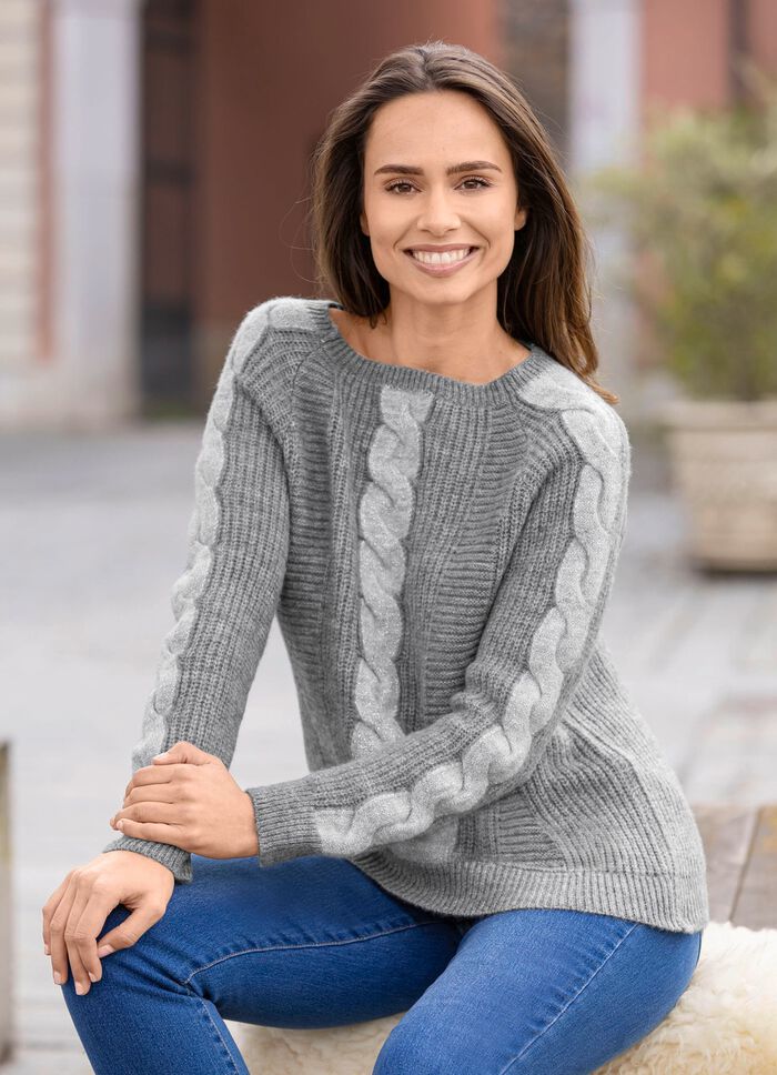 Pullover mit Glitzerakzenten 