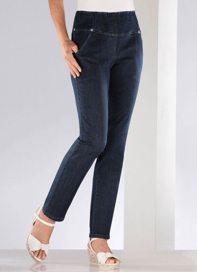 Jeans in Schlupfform 