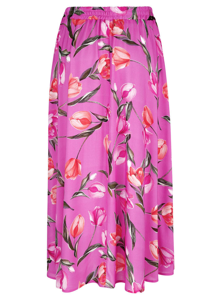 Rock mit floraler Dessinierung 