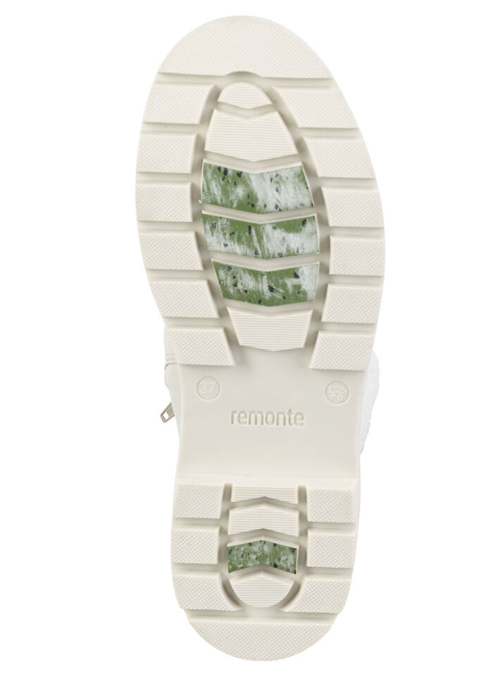 Remonte, gefütterte Damen-Boots, Winterschuhe, Weite G, mit Reißverschluss ECRU-BEIGE