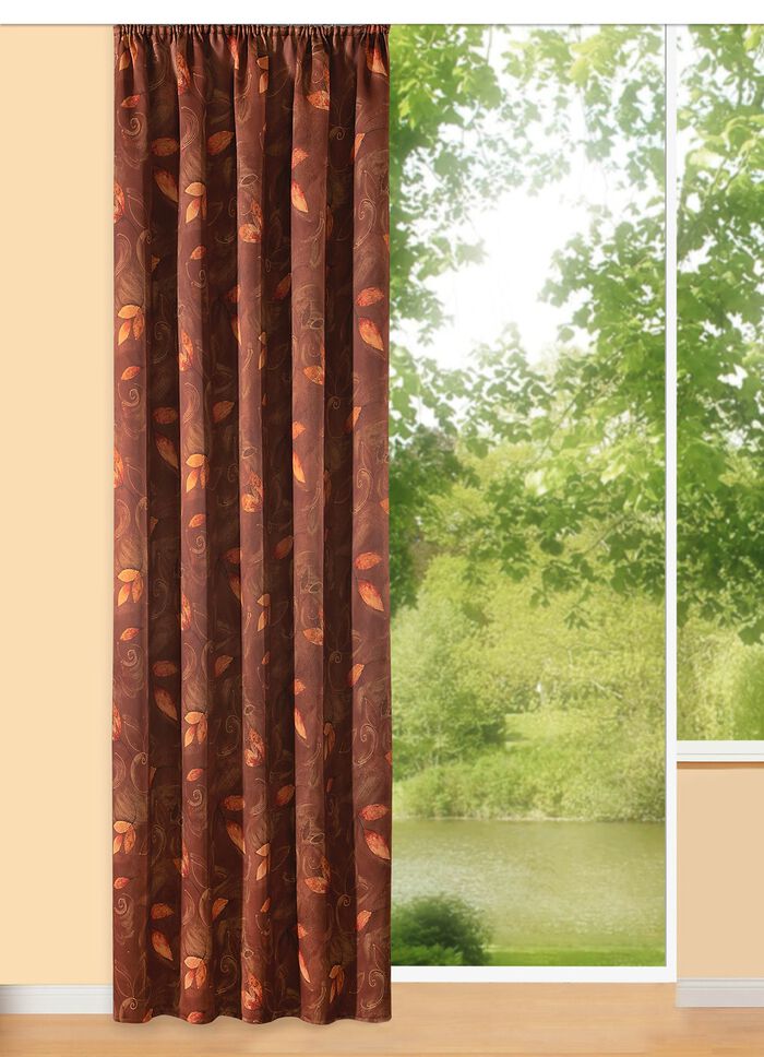 Blickdichte Verdunkelungsschals BRAUN