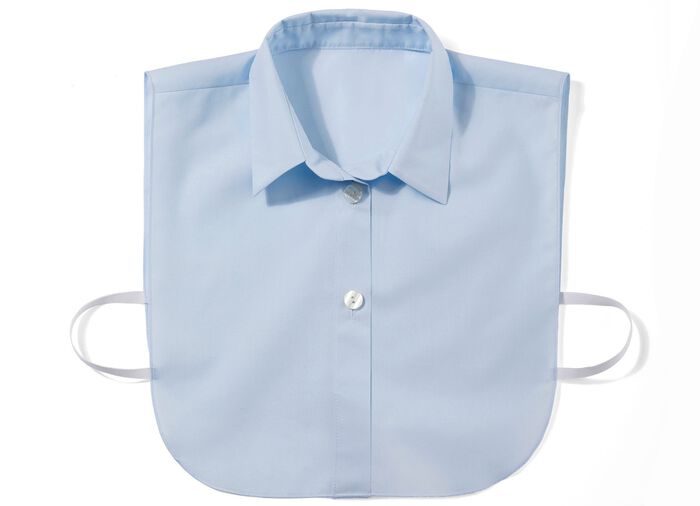 Klaus Modelle, Damen-Blusenkragen, aus feinem Popeline 