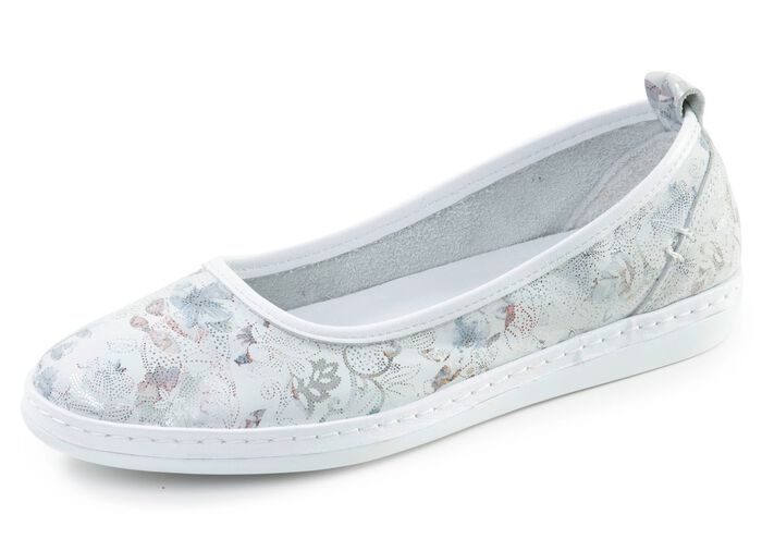 Andrea Conti, schicke Damen-Ballerinas, Weite G, mit herausnehmbarem Fu&szlig;bett 