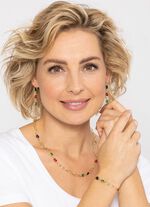 Farbenfrohe Eleganz: Ohrstecker mit Quarzen in verschiedenen Farben 