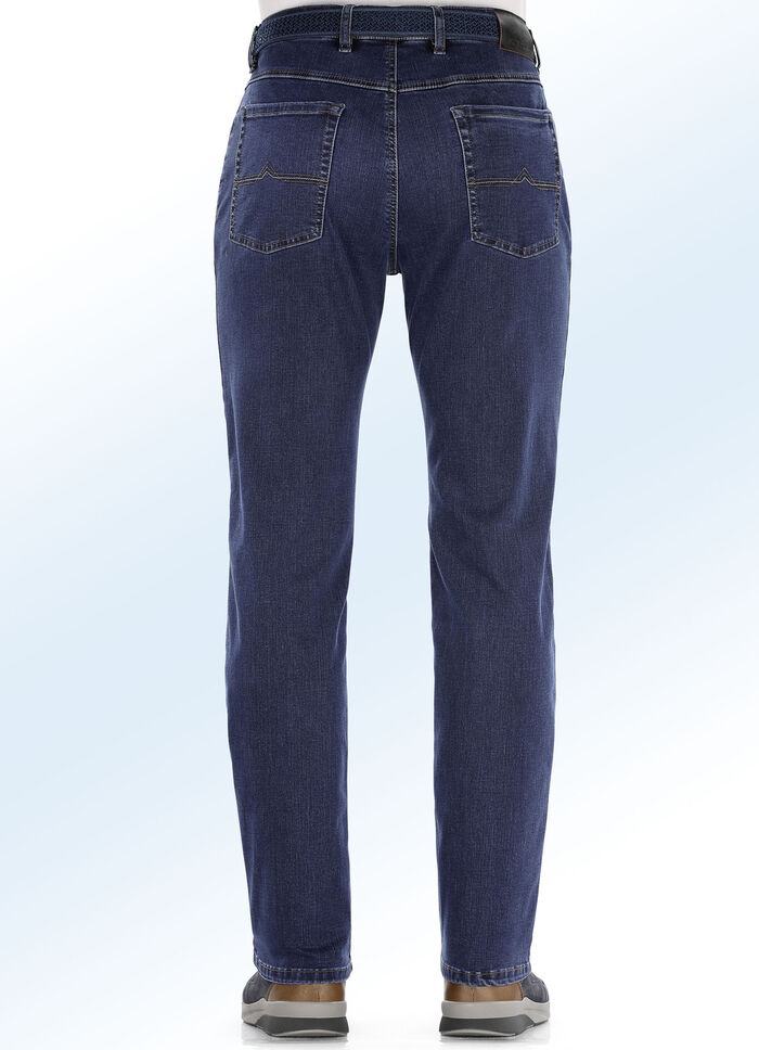 Superstretch-Jeans von „Suprax“ in 4 Farben DUNKELBLAU