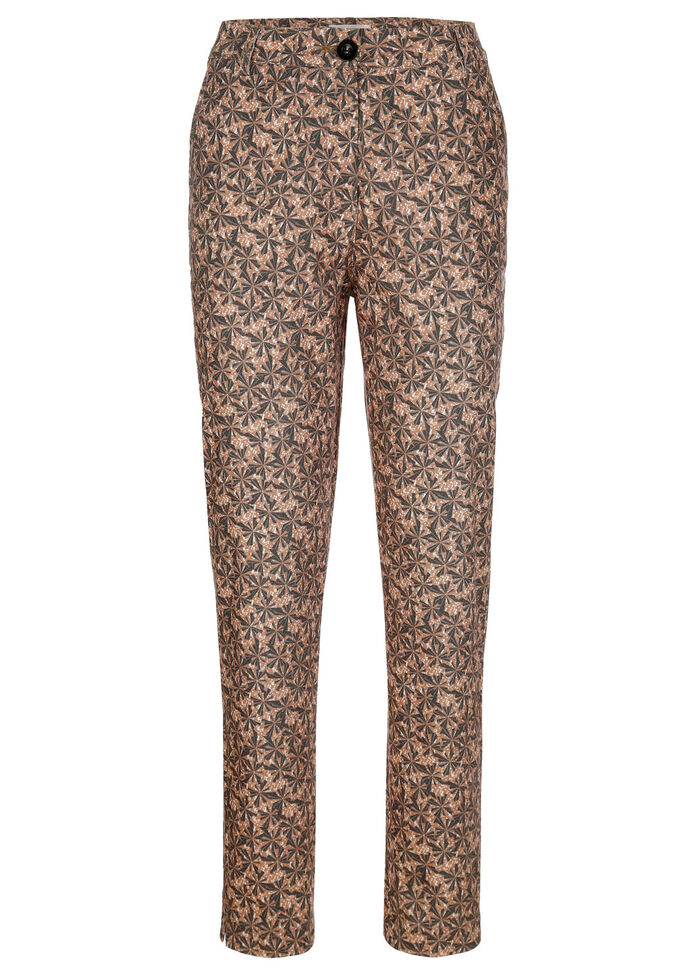 Hose mit aparter Dessinierung 