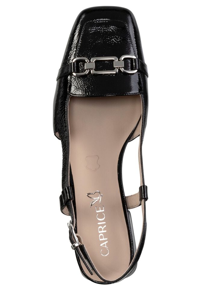 Caprice Sling-Pumps mit Metallschmuck 