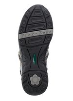 ELENA EDEN Sandale mit Textilbord&uuml;re GRAU-TAUPE