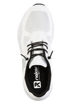 Rieker Sneaker aus teilweise beschichtetem Meshmaterial WEISS